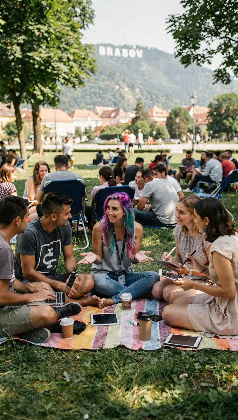 Echipa de experți analizând funcționalitățile unui software pentru a îmbunătăți experiența utilizatorului.