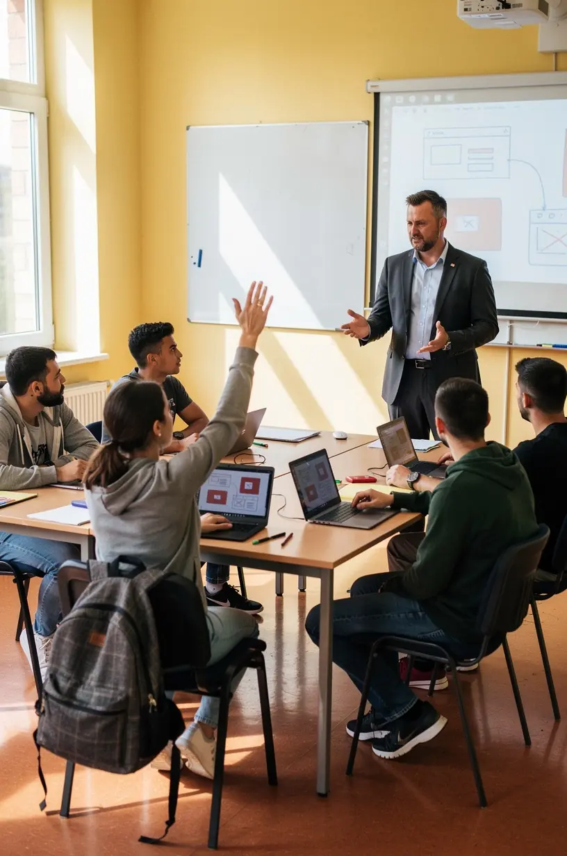 Captură de ecran cu setări accesibile activate într-o aplicație software modernă.